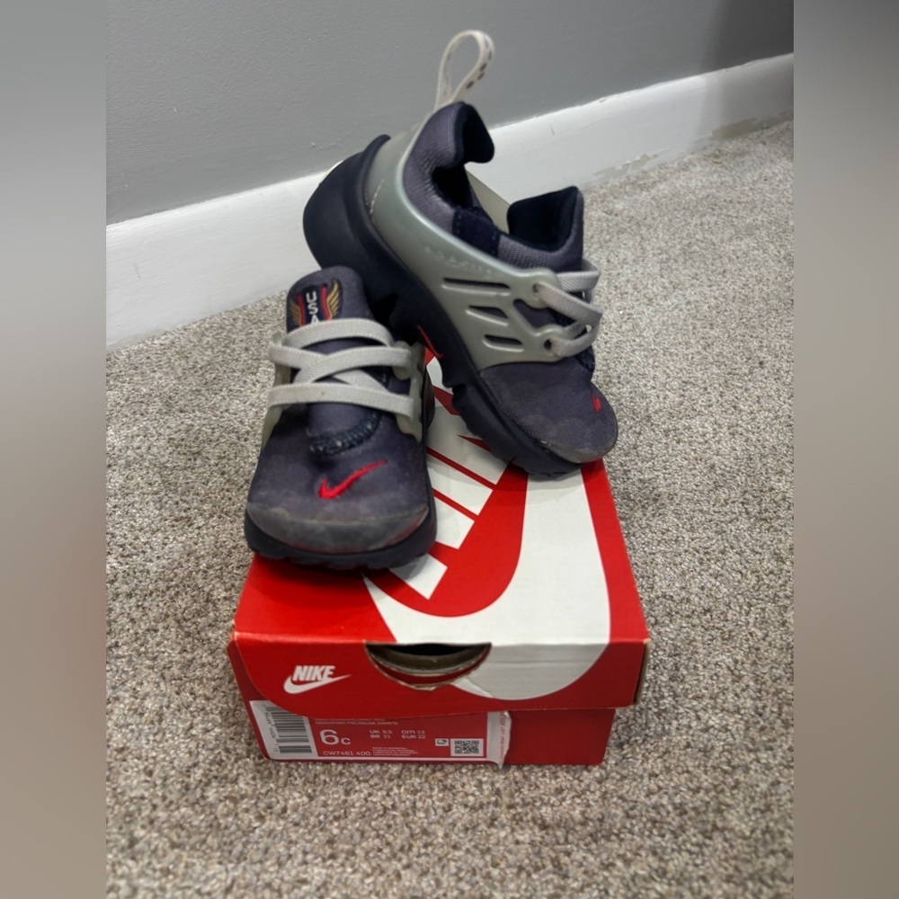 NIKE PRESTO QS (TD) Toddler Boy Sneakers USA Patriotic Size 6C